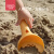 贝恩施儿童沙滩玩具套装玩沙子洗澡挖沙挖土铲子工具宝宝戏水沙池 【马卡龙色】软胶沙滩玩具 14件