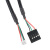 USB2.0线ITX迷你主板数据线PH2.0端子mx1.25mm端子2.0转2.54 XH2.54mm转2.54单排 30厘米