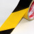 彩色PVC安全警示带黑黄斑马分界隔离线地板标识黄黑警戒胶带定制 48mm*20米请备注颜色 38mm*10米请备注颜色