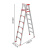 京顿铝合金梯子2.5米可折叠人字梯步梯加厚安全踏板登高爬楼工程梯子