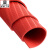 洛楚 绝缘橡胶板8mm红色条纹1米x5米 配电房绝缘橡胶垫 高压绝缘垫配电室绝缘板