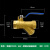 Y型带过滤器球阀6分地暖分水器进水阀门1寸黄铜暖气自来水管开关 信业DN251寸黄铜过滤器球阀