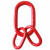 艾科堡 起重子母环4.7吨椭圆形吊环链条吊索具链条连接环高强度圆环 AKB-QLH-30