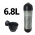 碳纤维气瓶保护套3L高压气罐防撞9L皮碗橡胶潜水6.8L气瓶套保护壳 9L