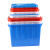 塑料水箱长方形塑料桶方形大桶养鱼水箱水产箱大号水桶带盖养殖箱 140K（白色）74*53.5*41.5cm