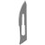 手刀术刀碳钢 3号/4号刀柄通用 半弧形单独 工业手述 非无菌 11号刀片10片