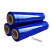 定制蓝色缠绕膜拉伸膜塑料薄膜大卷物流打包膜托盘彩色工业包装膜 蓝色10cm大内径1.6斤450米