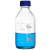 蜀牛玻璃棕色透明蓝盖丝口试剂瓶高硼硅蓝盖瓶100/250/500/1000ml 棕色500ml