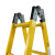 绝缘人字梯玻璃钢电工绝缘高低凳伸缩电力通信工程升降关节折叠梯 人字梯 合梯3米