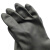 耐酸碱加厚耐磨化工劳保橡胶手套黑色加长防滑防水工业防腐蚀 黑60公分A-1 威碟 均码