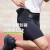 FlipBelt专业跑步短裤轻压缩紧身裤男夏马拉松运动速干腰包袋鼠裤 夏日橙 XS