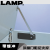 LAMP日本lamp蓝普家具顶翻门支撑杆液压杆支撑杆橱柜气撑HDS-20 左用：HDS-20HL-BL：一只价