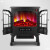 德卡森 欧式壁炉取暖器3D仿真火焰取暖炉暖气炉暖风机电暖气220V 2000W大功率 双门机械款FP203-T3-P
