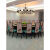 新中式圆桌餐厅吊灯带射灯餐饮店饭店大包厢包间包房吊灯酒店灯具 D22017/单层18水晶罩