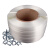 柔性聚酯纤维打包带手工高强度收紧集装箱物流包装捆扎钢丝扣机32 白色1.3厘米宽-1100米