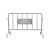  京繁 不锈钢铁马护栏 施工围栏 一个价 201不锈钢 1m*1.5m加横板