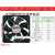 适用于建准SUNON dc 12v 24v散热风扇 变频器 电箱工业机柜轴流风 MEC0251V1 000C  A99 (1202