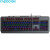 雷柏（Rapoo）GK500混彩背光游戏机械键盘复古朋克键帽办公家用104键 GK500Punk.黑色黑轴 标配