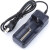 SupFire L6神火L3强光手电筒26650锂电池充电器18650双槽座充 USB双槽充+2个18650电池2300 毫