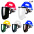 YHGFEE配安全帽式支架面屏面罩防护冲击头戴式焊帽电焊工专用烧氩弧焊接 支架+白屏