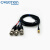 CREATION Acoustics B&K三轴加速度线缆-柔性（AO-0526-**）四芯头（1/4-28）~3BNC 303B 15米/根