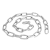 久匀 304不锈钢链条 铁链子铁锁链秋千起重链 银白色 5mm粗5米长