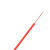 金龙羽 国标铜芯电线电缆 单芯单股硬线 BV-10平方 100米/卷 红色