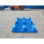 塑料托盘工业防潮货架工厂货物叉车栈板塑胶垫仓板仓库卡板地台板 新料1米x1米加厚