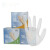 利舒一次性独立包装食品级PVC手套餐饮烘焙防滑油耐酸碱透明手套 透明pvc盒装(20只)*L码l