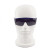 UV防护眼镜365395强光UV固化灯光固机汞灯护目镜 蓝架灰片+眼镜盒