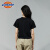 帝客（Dickies）24春夏新款短袖女式小印花短款休闲圆领短袖T恤内搭 沥青黑 XS