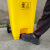 医疗垃圾桶黄色大号240L医辽脚踏垃圾桶有盖120L医院专用 100升黄色脚踏带轮带盖医疗桶