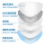 元棉 KN95口罩一次性防护口罩挂耳式 五层透气立体防尘口罩甲流流感  100只装