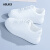 AGLKE品牌小白鞋女2024年春季新款厚底增高休闲鞋女百搭韩版跑步板鞋 白色皮面 35