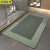京洲实邦 40*60cm（矩形）绿 卫生间吸水速干地毯地垫门口浴室防滑脚垫厨房垫JZSB-9060