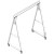 东莞手动葫芦龙门架模具吊架机械设备起重吊装移动小型龙门吊定制 手动1吨高3.5米，宽3米
