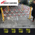 电力施工安全护栏玻璃钢绝缘移动伸缩围栏道路警示隔离栏栅栏围挡 红白色1.2米高6米长