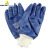 代尔塔（DELTAPLUS） 201155 防油手套 重型丁腈全涂层针织衬里防磨防滑防油耐防护劳保手套  12付/包