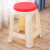 塑料凳子简约客厅熟胶加厚圆凳浴室防滑高板凳经济型餐桌椅子 咖啡色大号2020款