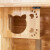 托克拉克宠物橡木实木猫窝豪华猫别墅木质猫笼房子大型家用繁育猫舍展示柜多层木质跳台厂家直销 中号900*600*1400