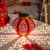 迈恻亦2023年新年装饰灯太阳能户外灯防水春节红灯笼家用喜庆气氛灯吊灯 小号正圆灯笼