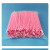 COFLYEE一次性无纺布帽子网帽圆帽条形帽粉色（10克料）19寸双筋（条长49cm/只）100只装