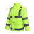 金诗洛 KY032 交通警示雨衣 值勤环卫反光安全雨衣雨裤环卫 荧光绿套装 190/4XL