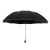 天堂 防晒晴雨伞三折 晴雨伞加大加固防晒晴雨两用经典商务 黑色