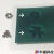 京京 定制适用绿色磁力显示卡 磁极磁力线观察片 磁路分布检测纸显影测磁纸 80*50mm
