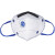 霍尼韦尔（Honeywell）口罩 萌宠男耳带折叠式带阀 防雾霾口罩H950V耳戴式 10只/盒（独立包装）