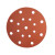 金太阳80目陶瓷橙砂圆形6寸17孔抛光干磨拉绒片砂纸 100张/盒 单位：盒