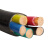 电缆线ZR-VVR5*35平方 电压0.6/1KV阻燃国标5芯铜电缆 软丝1米