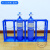 赞璐桐（ZANLUTONG）学校实验室8L10L气瓶固定架气瓶支架钢瓶防倒架4L5L支架钢 8L10L单瓶 蓝色