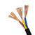 凤达 国标重型橡套电缆 3+1芯多股软橡套线缆 YC3*16+1*6平方 100米/盘 1盘